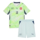 Billige Fotballdrakt Sveits Granit Xhaka #10 Replika Bortedraktsett Barn VM 2026 Kortermet (med bukser)
